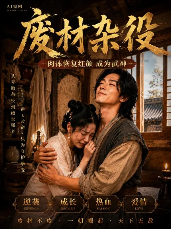 廢材雜役 AI短劇 雜役崛起 命運逆轉展開 故事發展好勵志啊